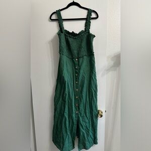 Zara Green Midi Dress
